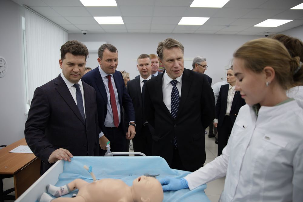 Министр здравоохранения России Михаил Мурашко посетил с рабочим визитом в Кемеровскую область